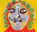 Cabeza de hombre rostro cubista de 1970 Pablo Picasso